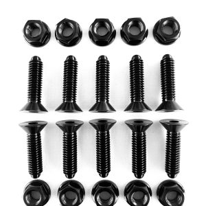 BLACK Ti Direct Mount Hub Kit Countersunk