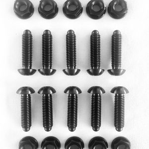 BLACK Ti Direct Mount Hub Kit Button head