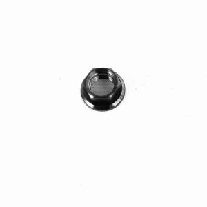 BLACK Ti Flanged Hex Nyloc Nut 3/8"