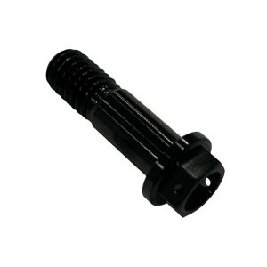 BLACK Ti Flanged Drilled Hex head bolt 3/8-16 x 1.250"