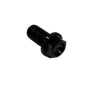 BLACK Ti Flanged Hex head bolt 3/8-16 x 0.750"