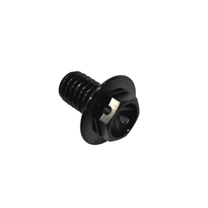BLACK Ti Flanged hex head bolt 5/16-18 x 0.500"